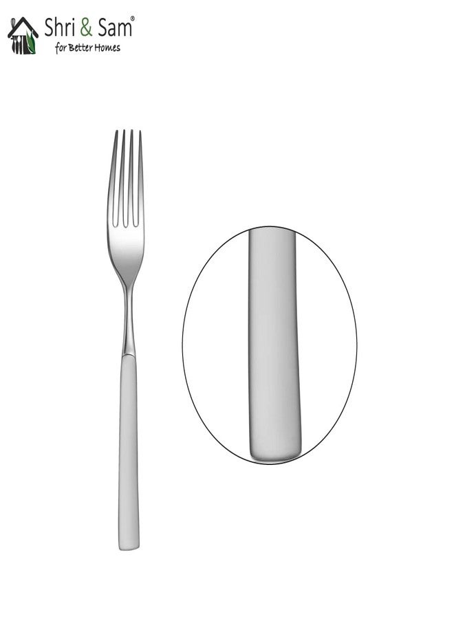 Shri & Sam Stainless Steel Jewel Cutlery Set (6 Pieces Desert Fork) - Image 4